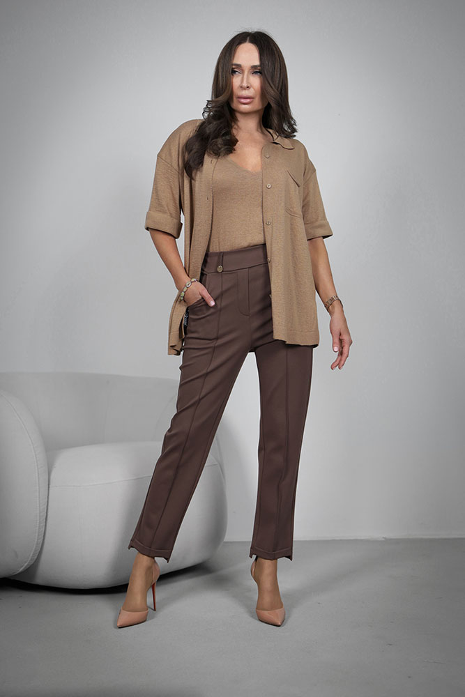 rozpinana koszula damska z kieszonką